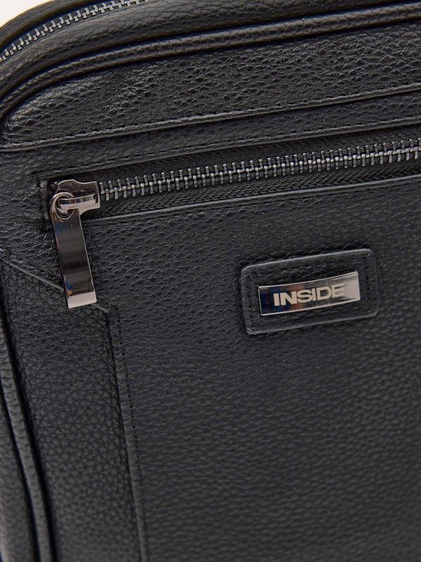 In Side Bandolera Negra De Polipiel