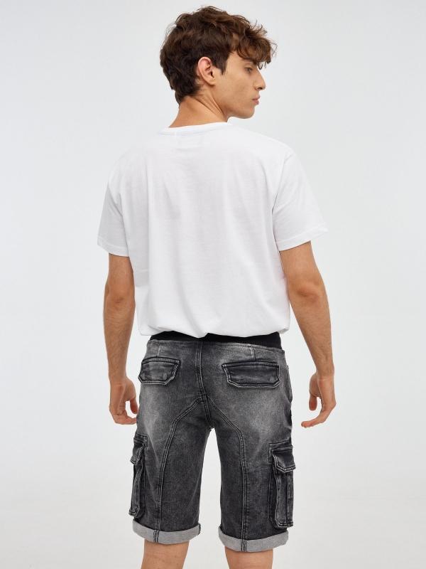 In Side Bermuda Denim Cargo