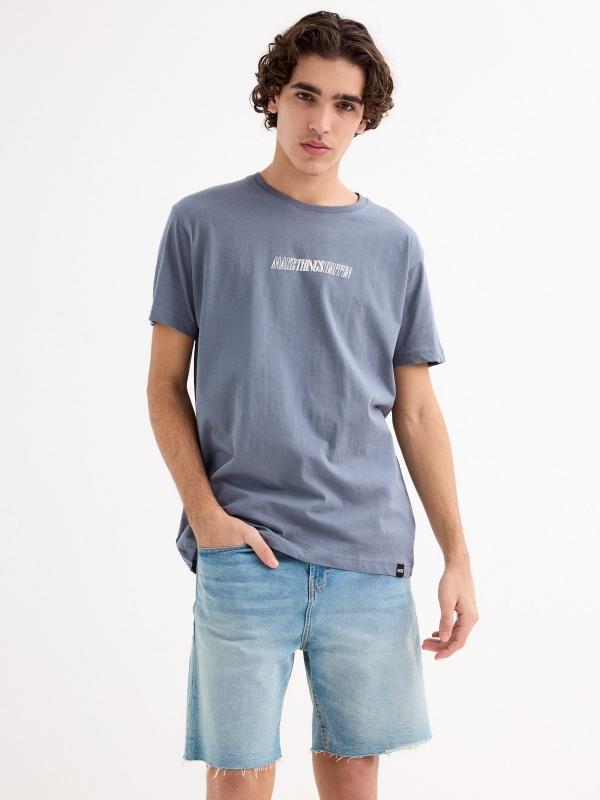 In side Bermuda denim dad fit