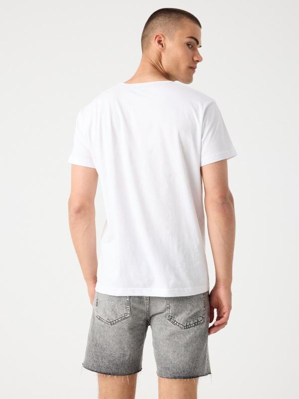 In Side Bermuda Denim Rotos