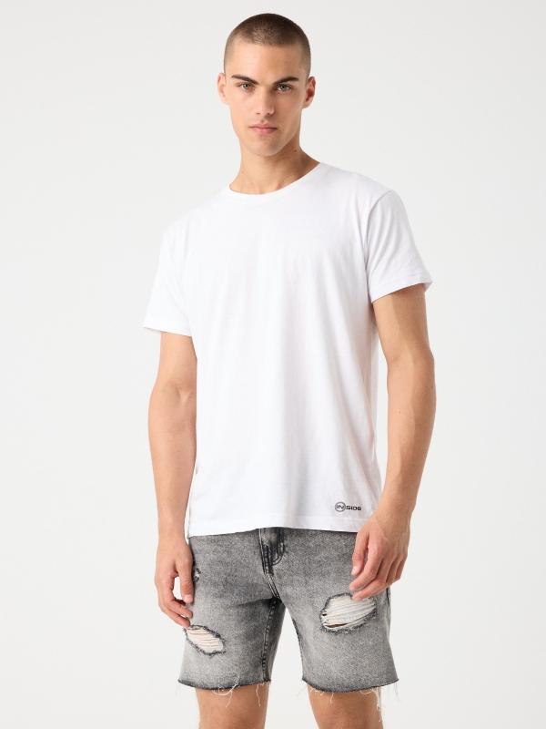 In side Bermuda denim rotos