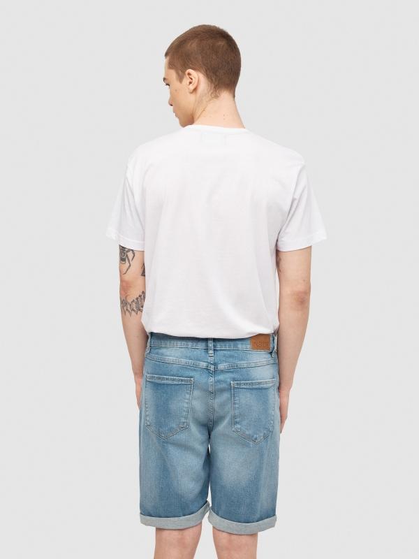 In Side Bermuda Denim Slim