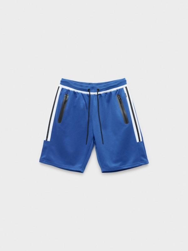 In Side Bermuda Jogger Azul