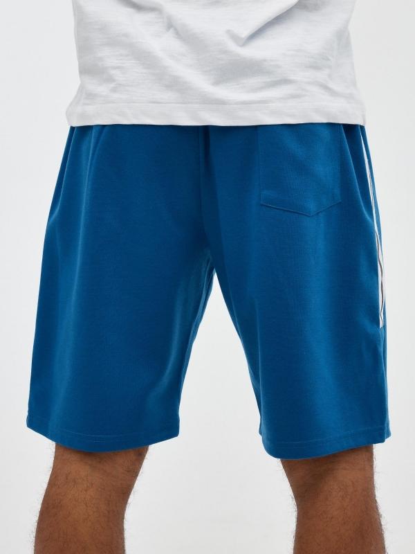 In Side Bermuda Jogger Azul