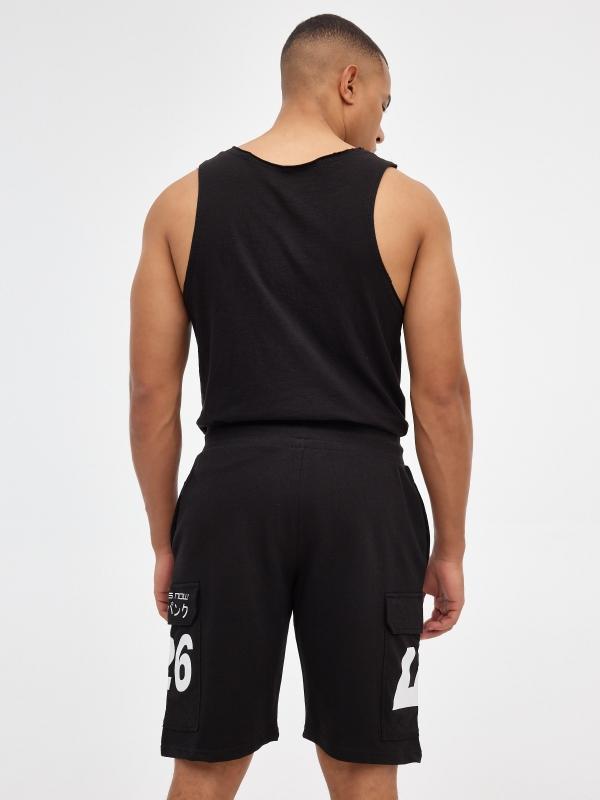 In Side Bermuda Jogger Cargo Con Estampado