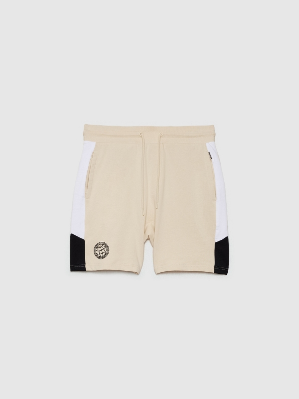 In Side Bermuda Jogger Color Block