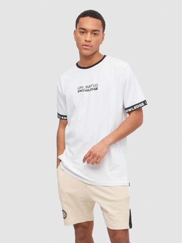 In side Bermuda jogger color block