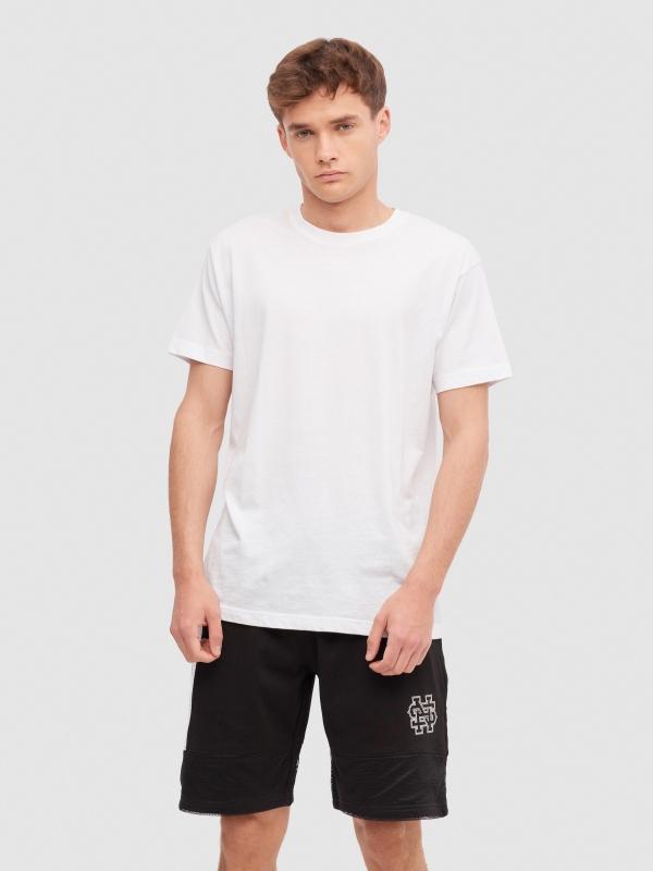 In side Bermuda jogger felpa