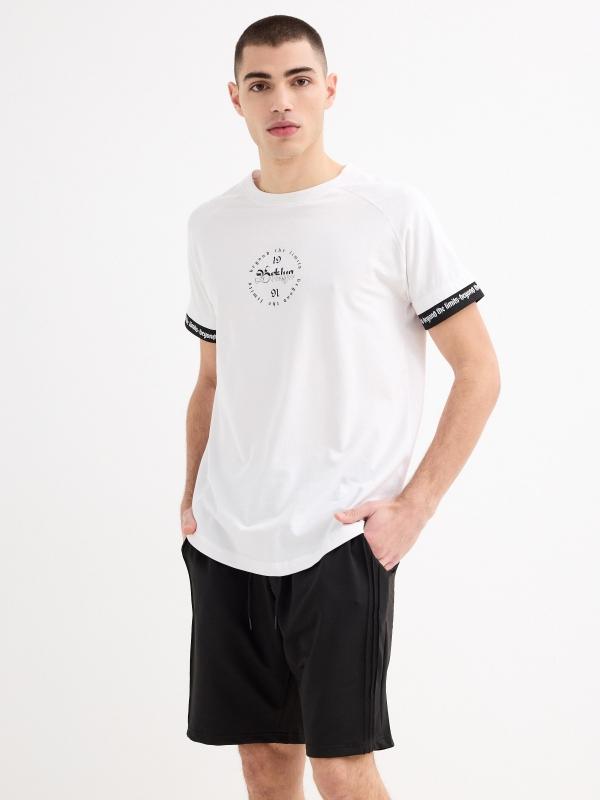 In side Bermuda jogger negra