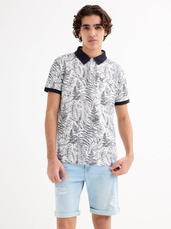 In side Bermudas denim skinny