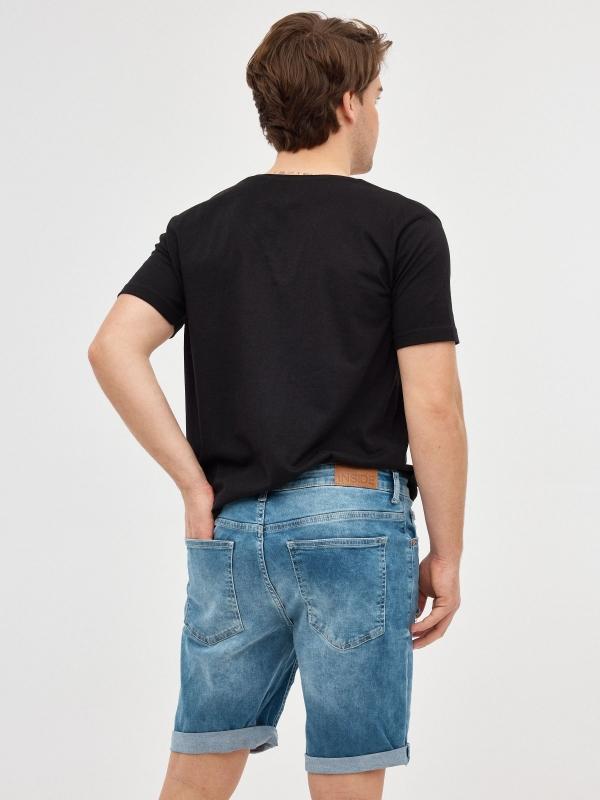 In Side Bermudas Denim Slim
