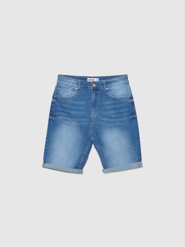 In Side Bermudas Denim Slim