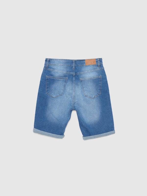 In Side Bermudas Denim Slim