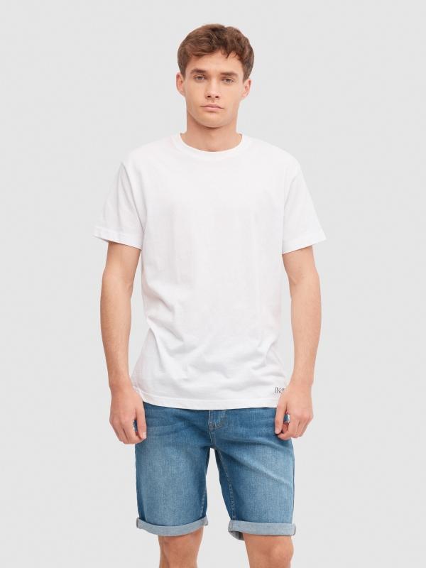 In side Bermudas denim slim