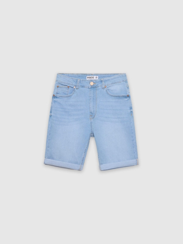 In Side Bermudas Denim Slim