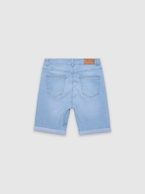 In Side Bermudas Denim Slim