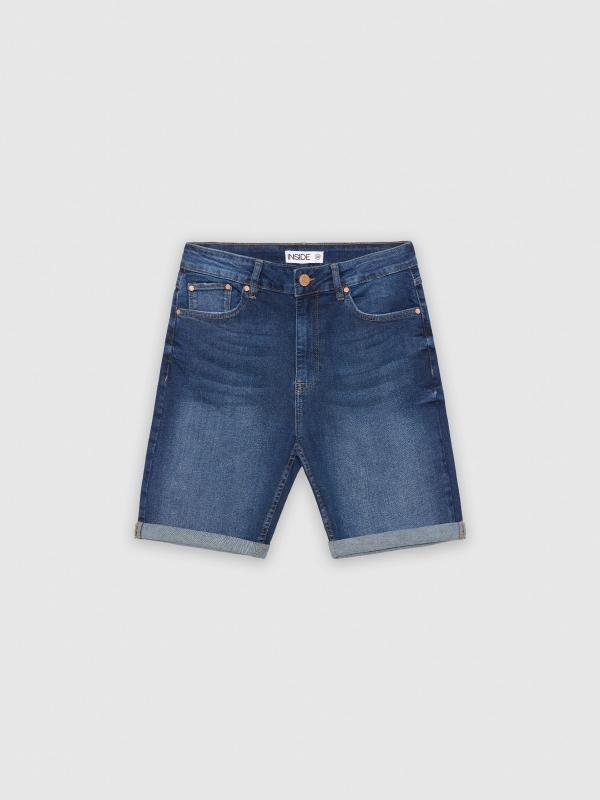 In Side Bermudas Denim Slim