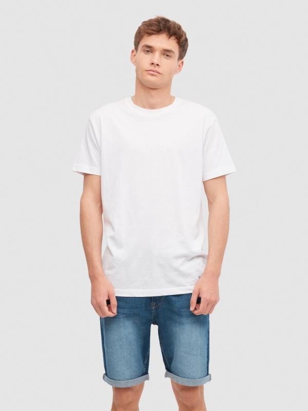 In side Bermudas denim slim