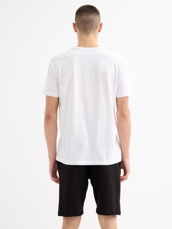 In Side Bermudas Jogger Felpa Negro