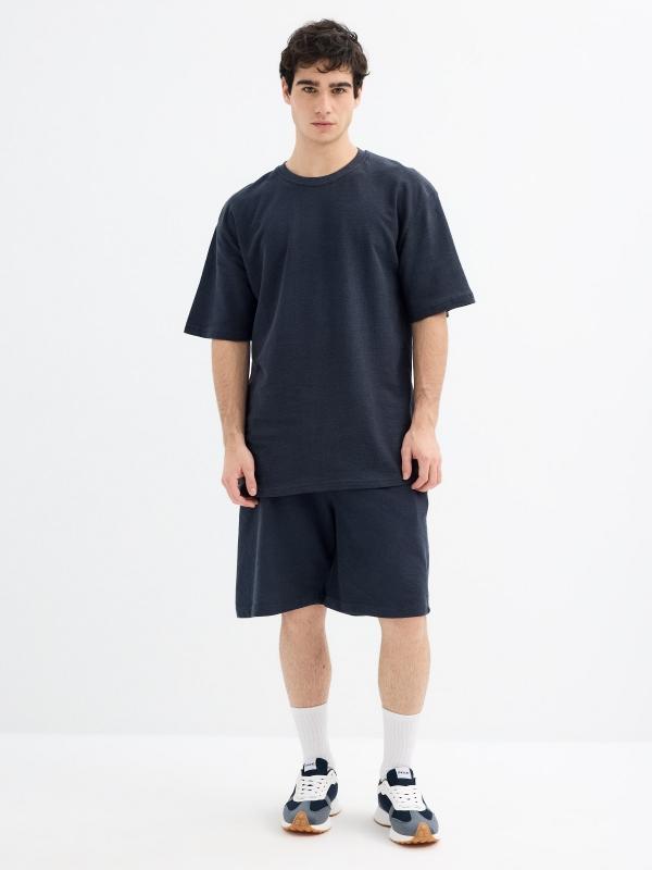 In Side Bermudas Tejido Jersey