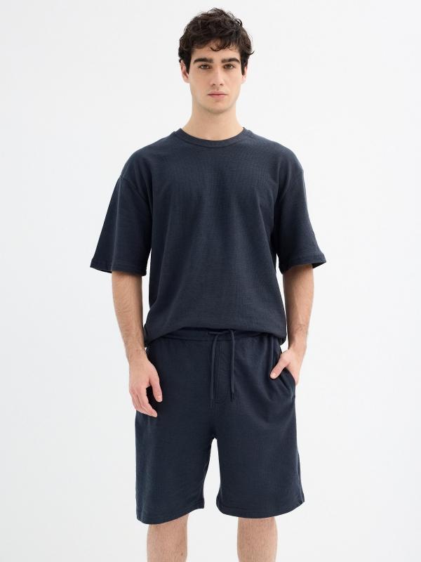 In side Bermudas tejido jersey