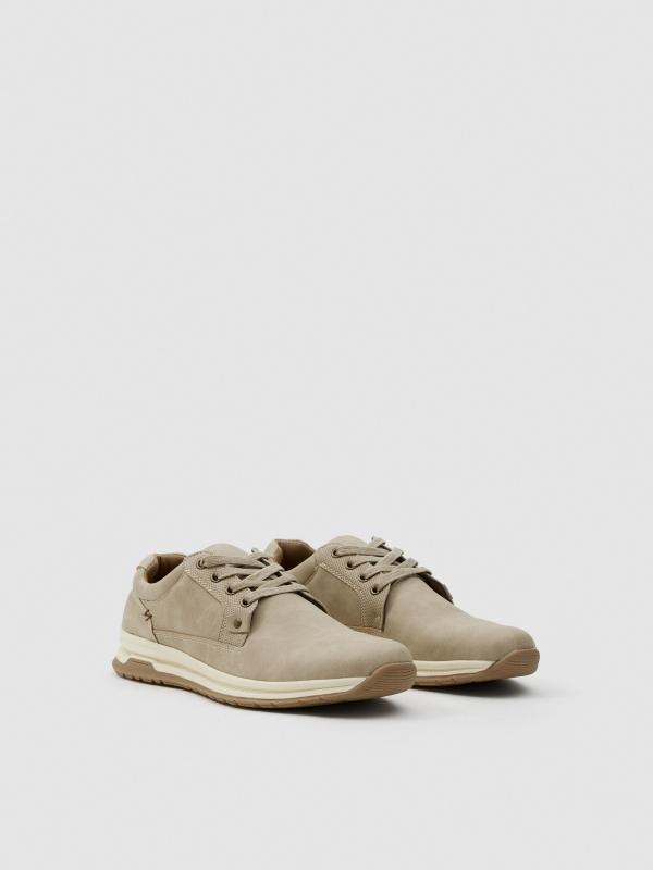 In Side Blucher Running Beige