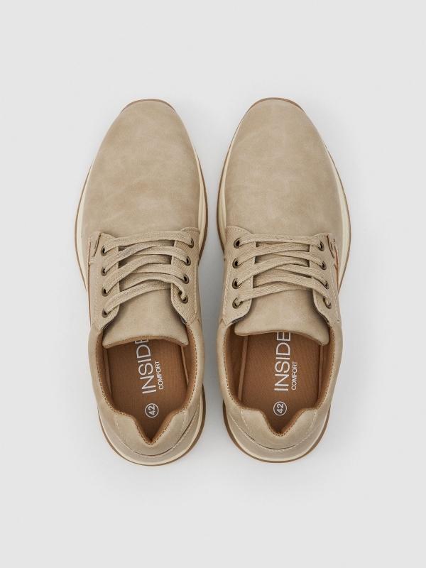 In Side Blucher Running Beige