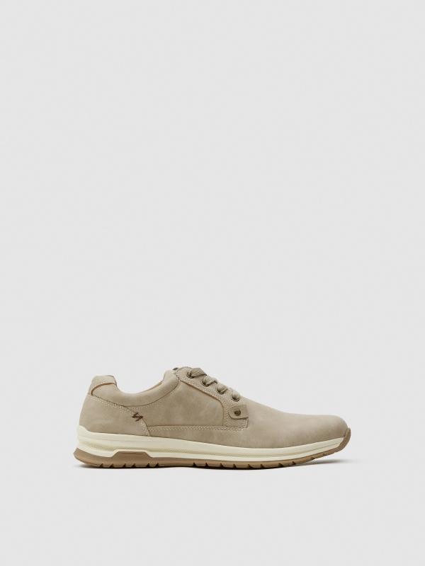 In side Blucher running beige
