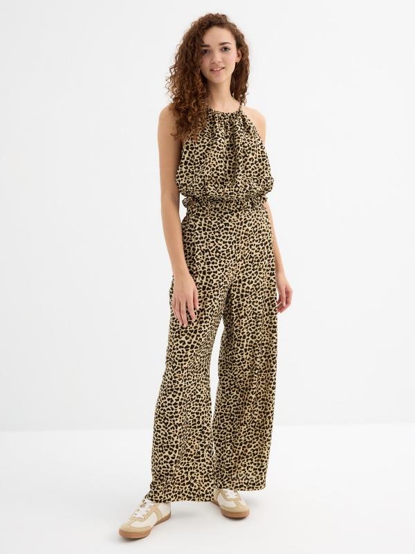 In Side Blusa Animal Print