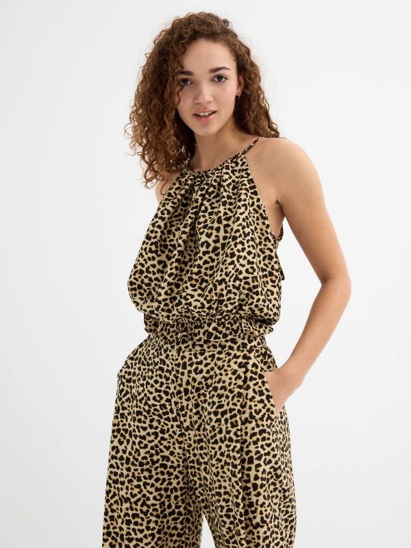 In side Blusa animal print