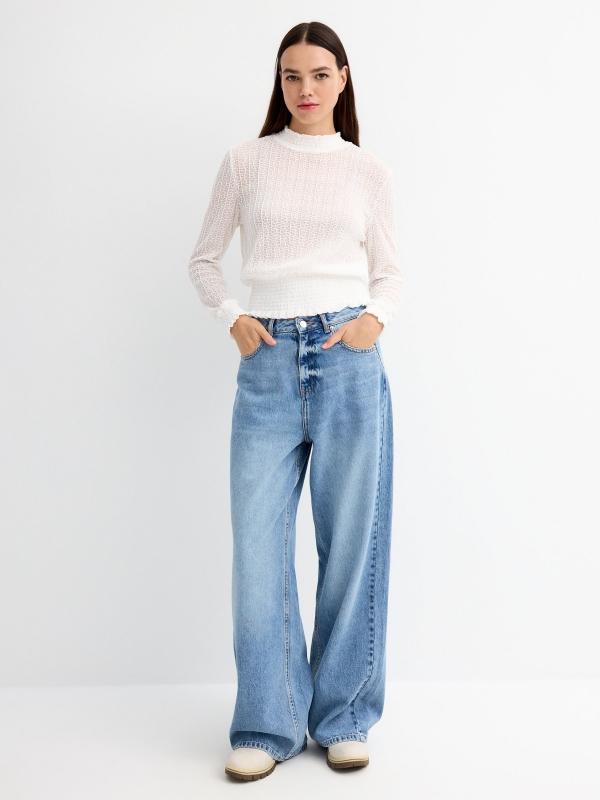 In Side Blusa Blonda