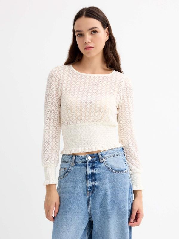 In Side Blusa Blonda Canilla