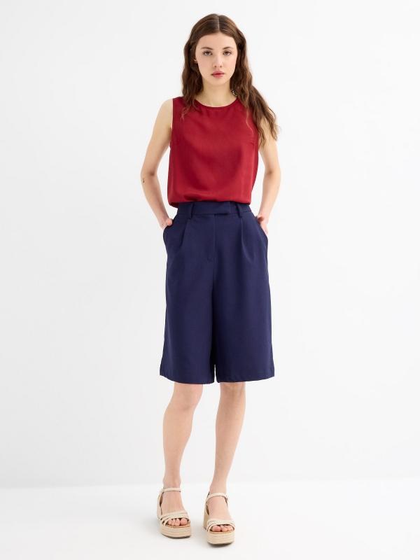 In Side Blusa Sin Mangas Teja