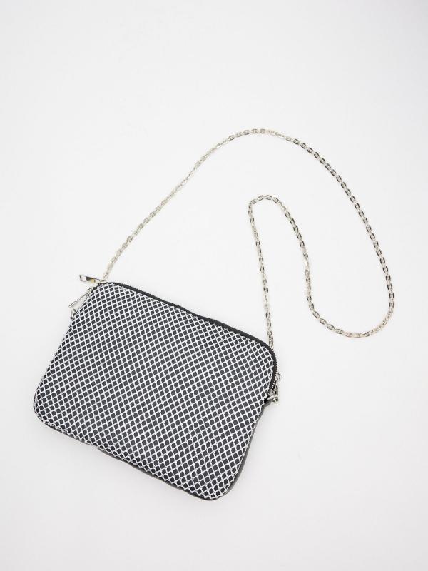 In Side Bolso Con Malla Brillante
