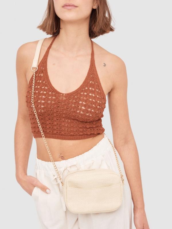 In Side Bolso Cordón Yute