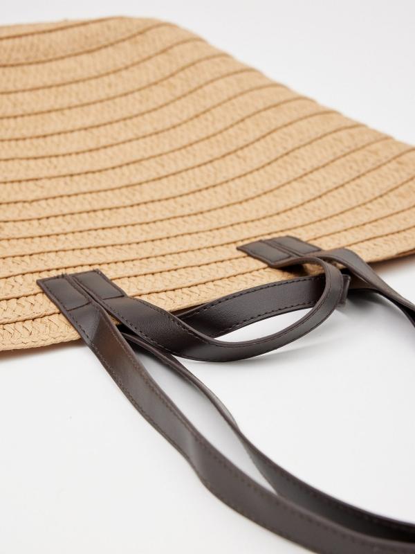 In Side Bolso De Fibra Doble Asa