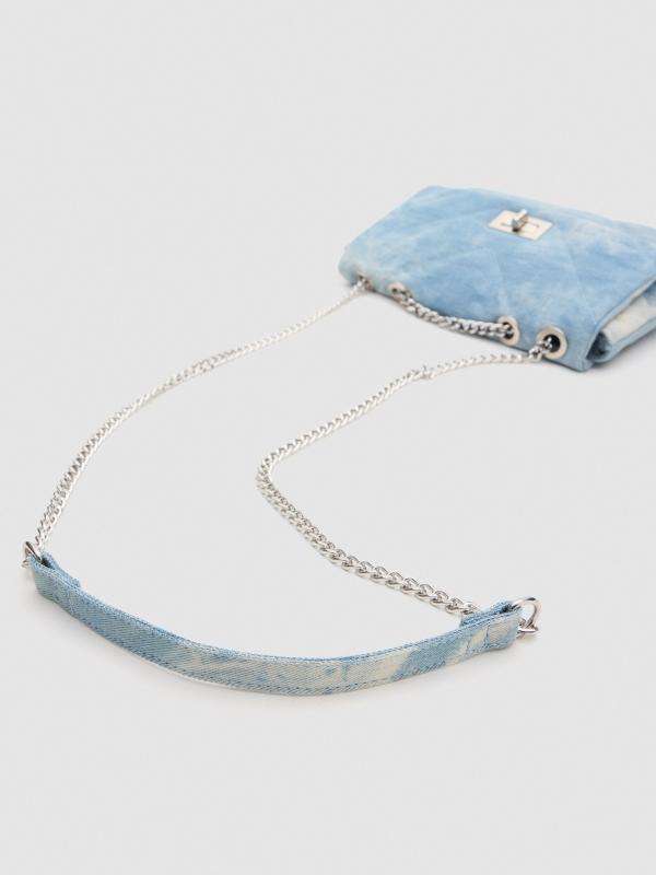 In Side Bolso Denim Acolchado