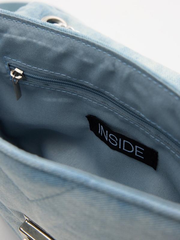 In Side Bolso Denim Acolchado