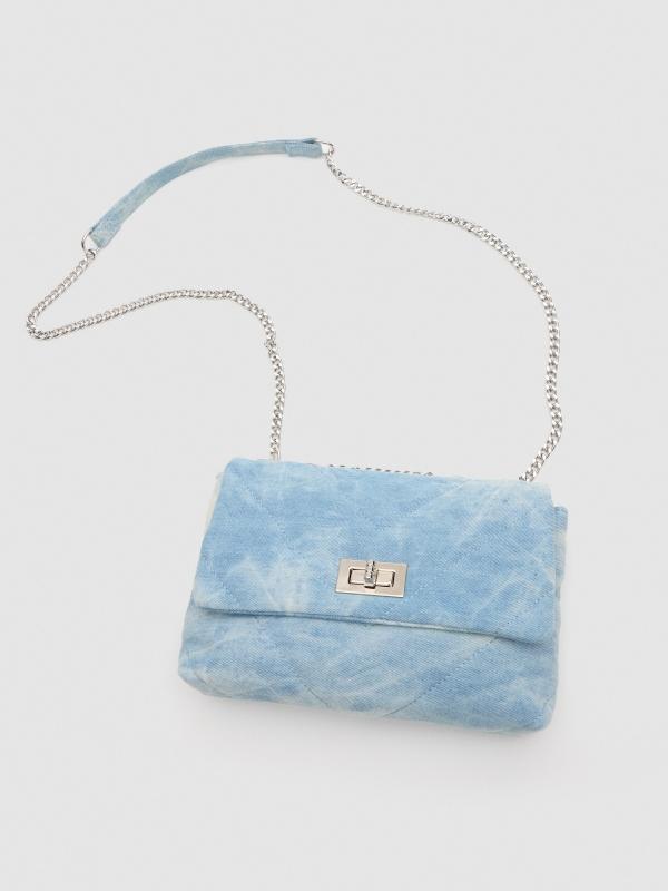 In Side Bolso Denim Acolchado