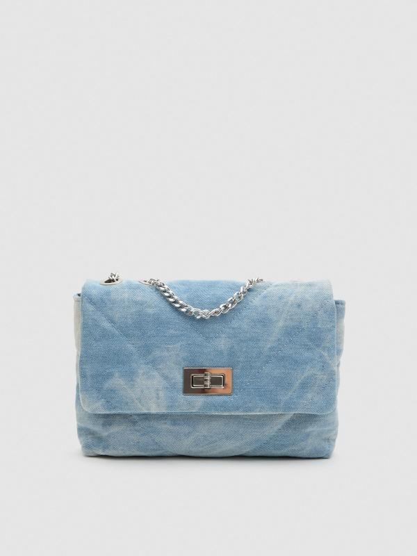 In side Bolso denim acolchado