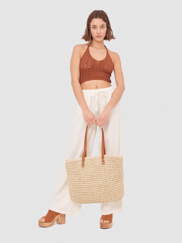 In Side Bolso Shopper Fibra Natural
