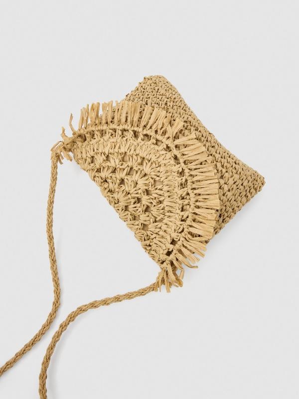 In Side Bolso Trenzado Yute