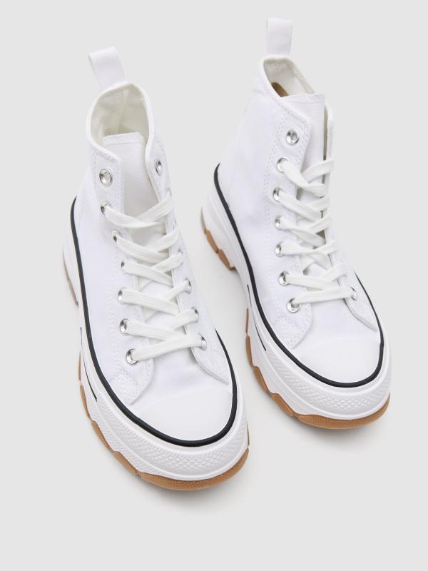 In Side Bota Loneta Plataforma