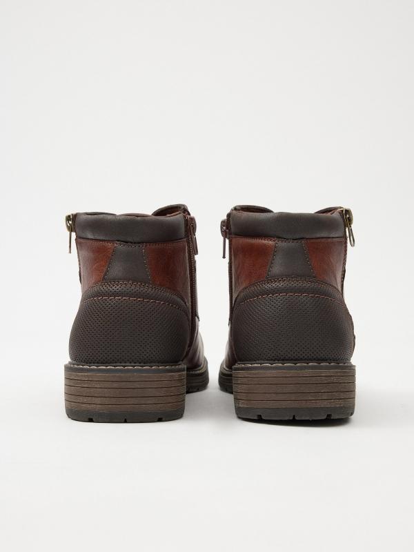 In Side Botas Con Cuello Y Cremallera