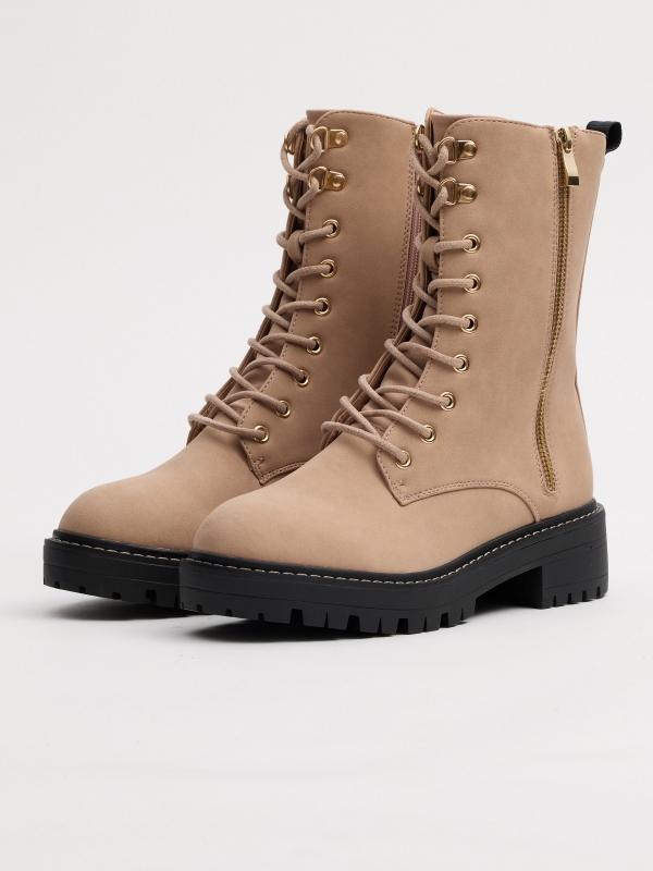 In Side Botas Cremalleras Moda