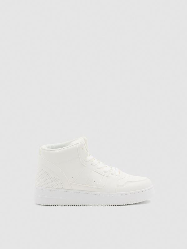 In side Botas deportivas monocolor blancas