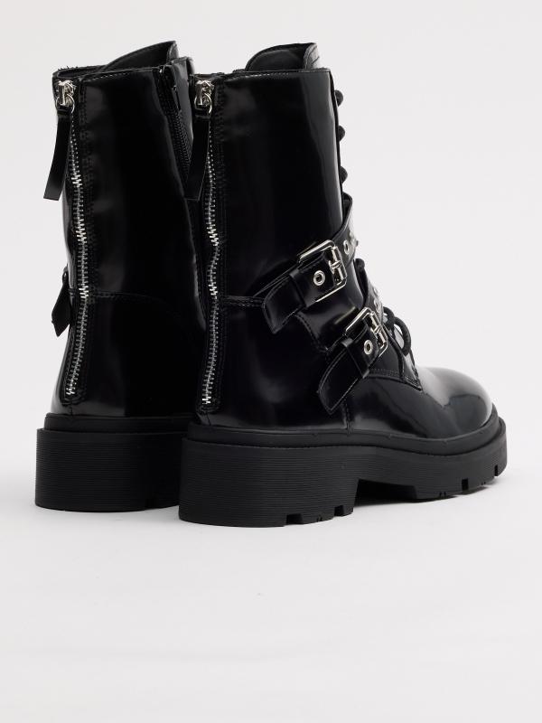 In Side Botas Hebillas Moda