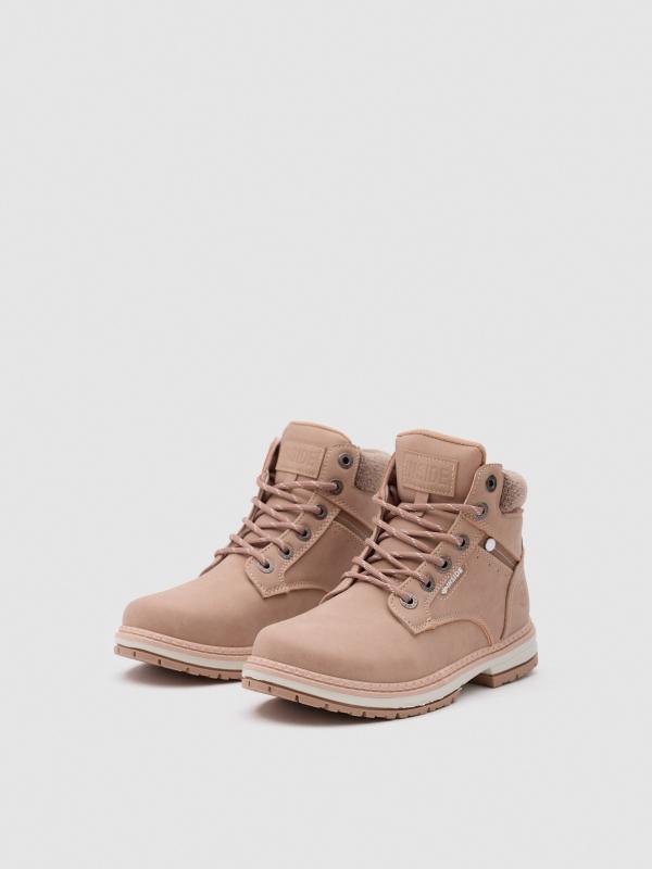 In Side Botas Montañera De Polipiel