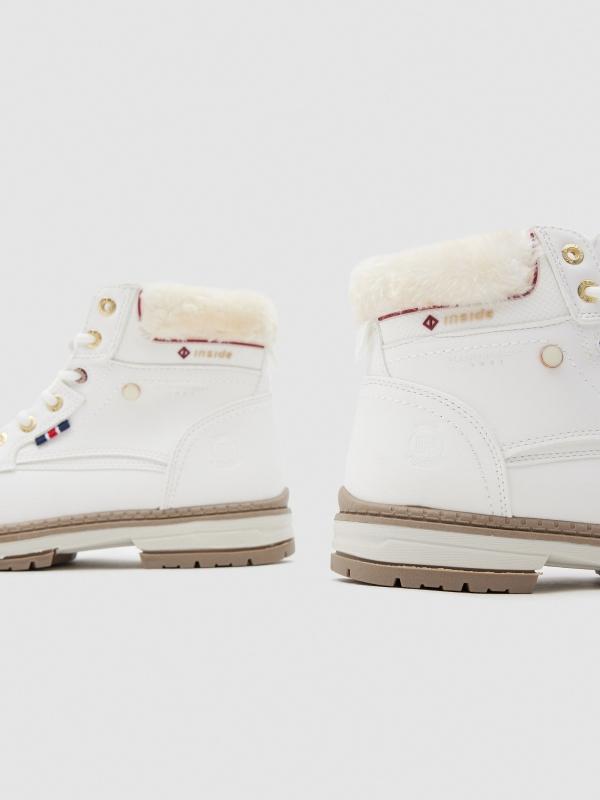 In Side Botas Montañeras Con Cuello De Pelo