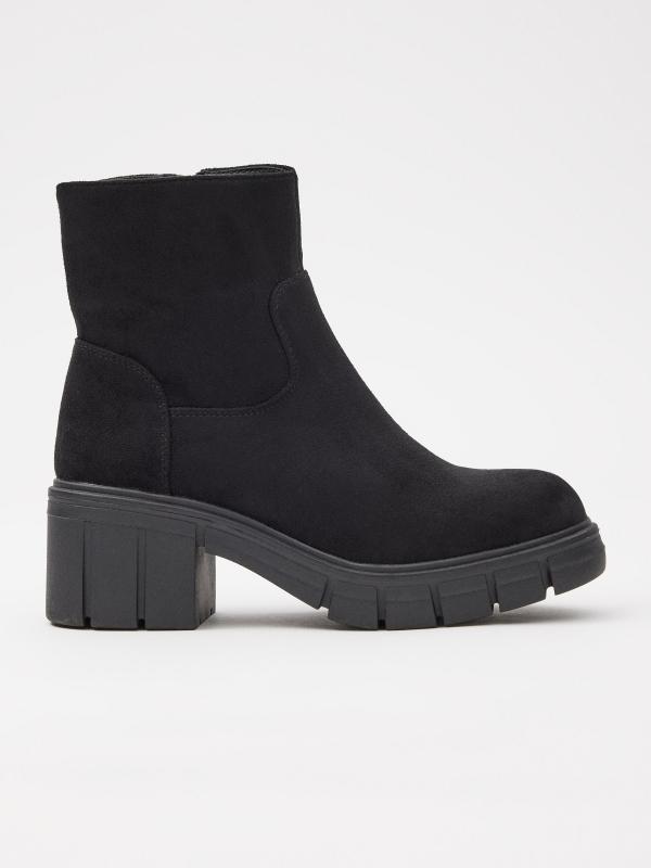 In side Botines de polipiel con tacón